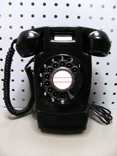 壁掛け用黒電話（動作正常モジュラーコード式）：雑貨系サーチエンジン